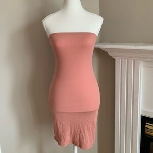 Pink Tube Dress, Size Small